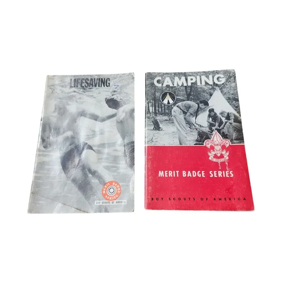 Vintage 1960's Boy Scouts of America Merit Badge Series 6 Booklets BSA Americana